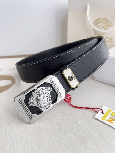 Product Name: Versace Original Belt/Leather Bag Model: Hook buckle, classic man-