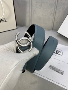 Width 3.0 Cm Chanel Fine Grain Calfskin Gold, Silver, Gunmetal Metal Buckle.