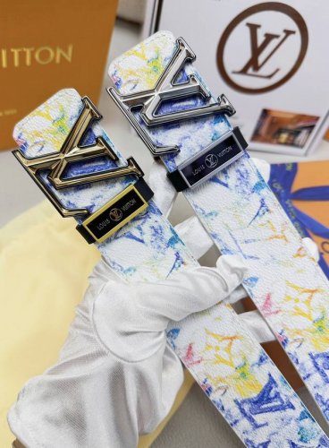 Belt: Lv..Louis..Top-grade original replica. Waistband: 100% top-grain cowhide,