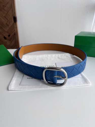 Bv 2025 Newest Men's Braided Belt, Handmade Intreccio Large Check Braided Double