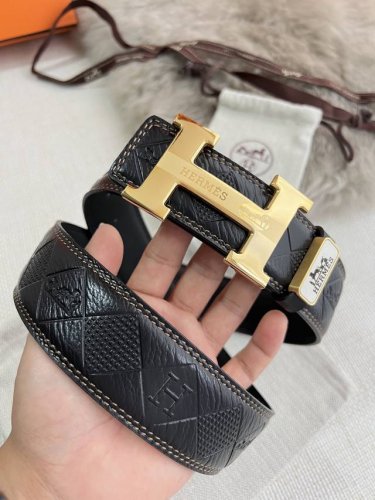Product Name: Hermes Belt, Leather Belt, Original Design. Model: Hanging Buckle,