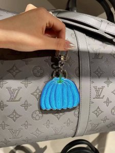 lv Yayoi Kusama Pumpkin Keychain Pendant Bag Ornament Louis Vuitton Lv&Yayoi