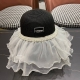burberry Burberry 2025 New Xiaochan Holiday Style Wide Brim Basin Hat Straw H