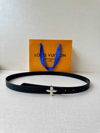 2.0 Width This Lv Iconic Double-Sided Belt Features A Slim Silhouette For The Ne - Click Image to Close
