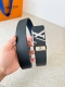 Product Name: Louis Vuitton Belt - Original Single Belt Model: Hook, Classic Pur