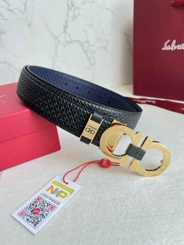 Product Name: Ferragamo Belt. Original Model: Buckle, classic pure copper buckle