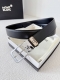 Product Name: Montblanc Original Single Belt/Leather Bag (Ddd) Model: Pin Buckle