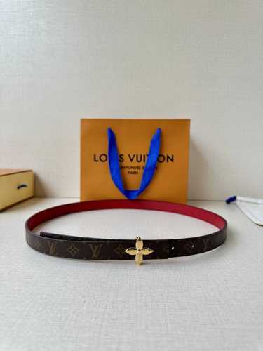 This 2.0-Wide Lv Iconic Belt Brings A Modern Twist To Traditional Elements. Slim