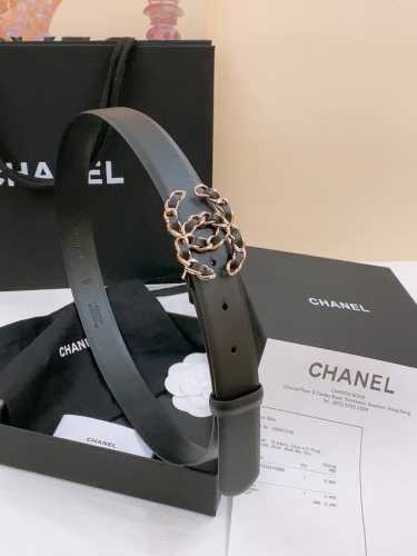 Xiangjia New Women's Belt Classic Double C Buckle Design, Leather Calfskin, Exqu