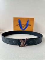 4.0 Wide Lv Dimension double-sided belt combines creative heritage with gorgeous