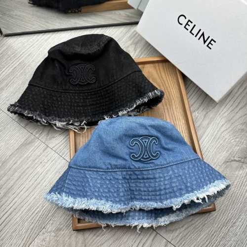 Special Price Celine High Version - Jacquard Lining Smudged Denim Embroidery Buc