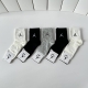 Special Packaging Air Jordan New Embroidered Mid-Length Slouch Socks! Five pairs