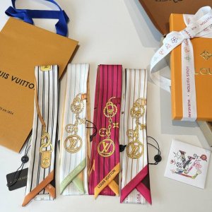 Donkey Home's 100% silk 18 Momme heavy twill, long silk scarf Twilly headband 12