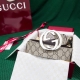-Gucci men's PVC with leather double G exquisite original bright metal buckle 38