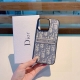 New arrival Dior embroidered fabric all-inclusive mobile phone case Model: In or