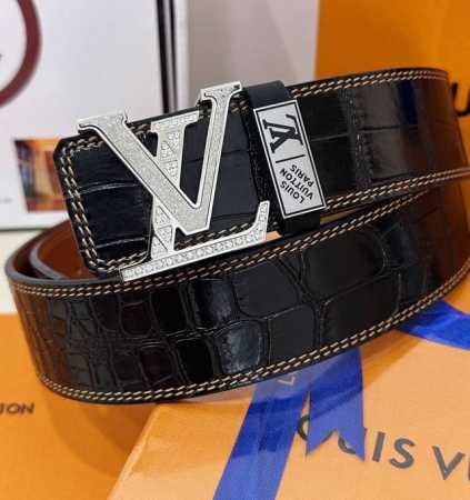 Belt: Louis Vuitton Top Replica - Belt: 100% imported original top-grain cowhid - Click Image to Close