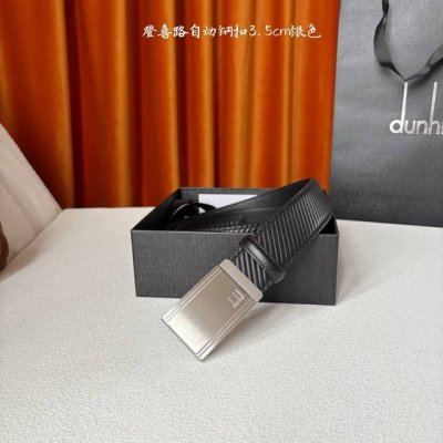 Dunhill 35mm Automatic Belt, with a sliding buckle design and exquisite craftsma