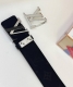 Belt: Louis Vuitton Top Replica - Belt: 100% imported original top-grain cowhid