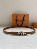 Special 2.0-Inch Width This Lv Iconic Double-Sided Belt Features A Slim Silhouet