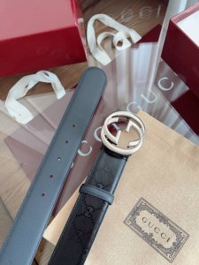 Gucci classic PVC customized glossy fabric width 4.0Cm counter new version logo