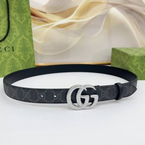 Gucci 3.0 New Cc Embossed Copper Buckle, Classic Waterproof Fabric with Top-Grai