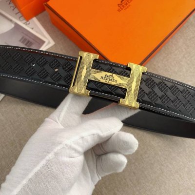 Herm S Special Leather Belt Series, Original Hardware Boutique Stainless Steel B