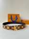 This 4.0 Wide Lv Initiales Double-Sided Belt Comes From The Spring And Summer Me
