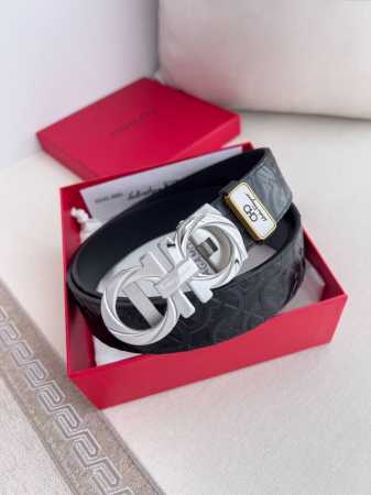 Product Name: Ferrgamo..Ferragamo Automatic Belt, Leather Belt Model: Automatic - Click Image to Close
