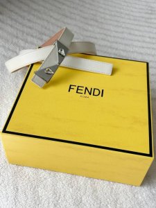 Special Fendi Women's Small Waist Belt, 2.0 Cm Wide, Top-Grain Cowhide Leather W