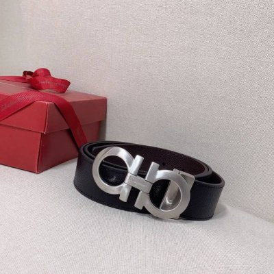Tifra Ferragamo, High-End Custom-Made Men's Belt, Double-Sided Imported Cowhide,