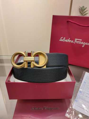 Ferragamo's new seamless double-sided top-grain cowhide, real material, very te