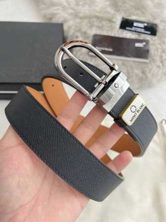 Product Name: Montblanc Original Belt Model: Pin Buckle, New Original Classic Bo - Click Image to Close