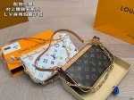 with drawer box Lv Murakami Takashi joint series Lv Mahjong bag underarm bag Re