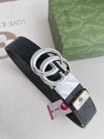Product Name: Gucci Original Belt/Leather Bag Model: Hook buckle, pure copper bu