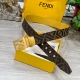 Special Fendl Fendi, Same As In-Store, 3.8 Cm Wide, Original Custom Fabric, Sing