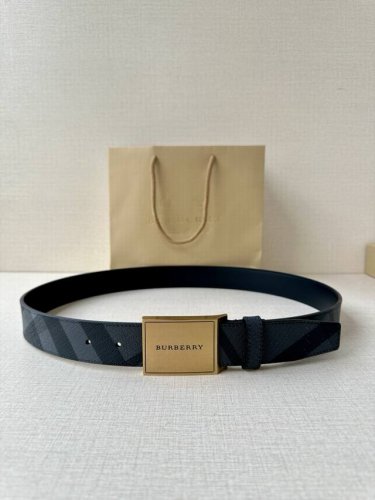 Burberry: Original Quality, New Men's Belt, Calfskin Leather Belt, With The Late