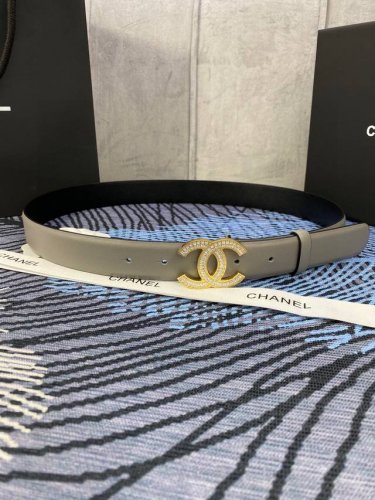 Width 3.0 Cm Chanel This Women's Belt Features A New Soft Imported Calfskin Leat