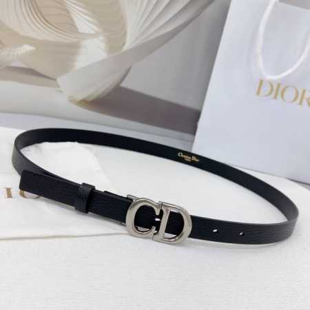2.0 Cm Dior Belt, Double-Sided Top-Grain Cowhide, Length: 0.75, 0.80, 0.85, 0.90 - Click Image to Close
