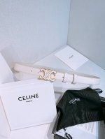 Arc de Triomphe enamel buckle Taurillon leather split leather lining, mid-rise g