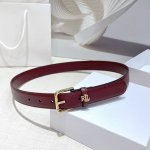 3.0cm Ralph Lauren belt, double-sided top layer cowhide, length: 75.80.85.90.95.