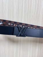 New seasonal style, 4.0mm wide brown checkered pattern with white lettering and