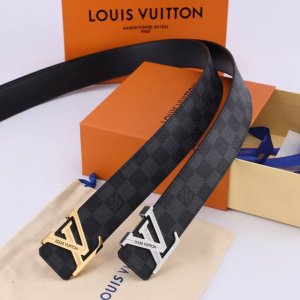 LV Men's Fashion Accessories. Features a precision-plated stainless steel buckle