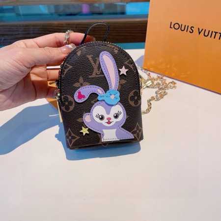original goods Louis Vuitton new cartoon chain crossbody bag, Mini bag can hold - Click Image to Close