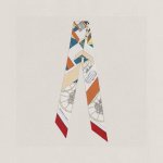 H+New, Twilly, jumping springs, 5*86Cm, 100% heavy silk twill Origin of creation