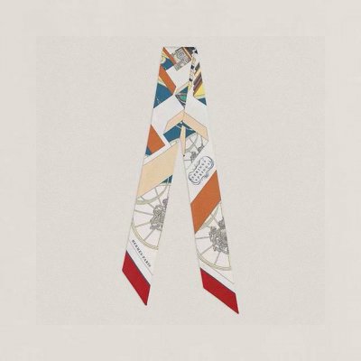 H+New, Twilly, jumping springs, 5*86Cm, 100% heavy silk twill Origin of creation