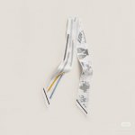 1940666FFF #Hermes "You Write and Freedom Square" Twilly small silk scarf. Twill