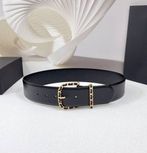 5.0Cm Chanel Belt, Double-Sided Full-Grain Leather, Length: 75.80.85.90.95.100 C