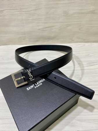 Ysl Original 30Mm Belt Body Is Made Of Double-Sided First-Layer Cowhide, The Sam - Click Image to Close
