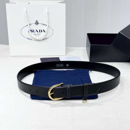Prada, stylish and sophisticated! Versatile and elegant, 3.5cm wide. (Official - Click Image to Close
