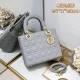 Five-grid sheepskin gray My Lady new design, flap bag, one-shoulder handbag cla